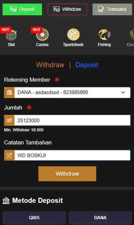 cara wd Baru01 Slot Mode Plus